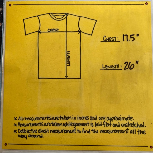 Black tshirt with orange pink cream splatter pattern, tie dye, size Small - Picture 6 of 6